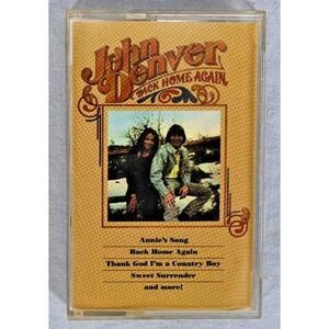 RARE Vintage BMG John Denver Back Home Again Cassette
